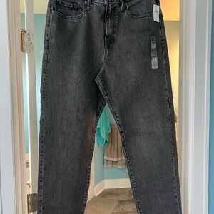 GAP Dark Gray Straight Jeans